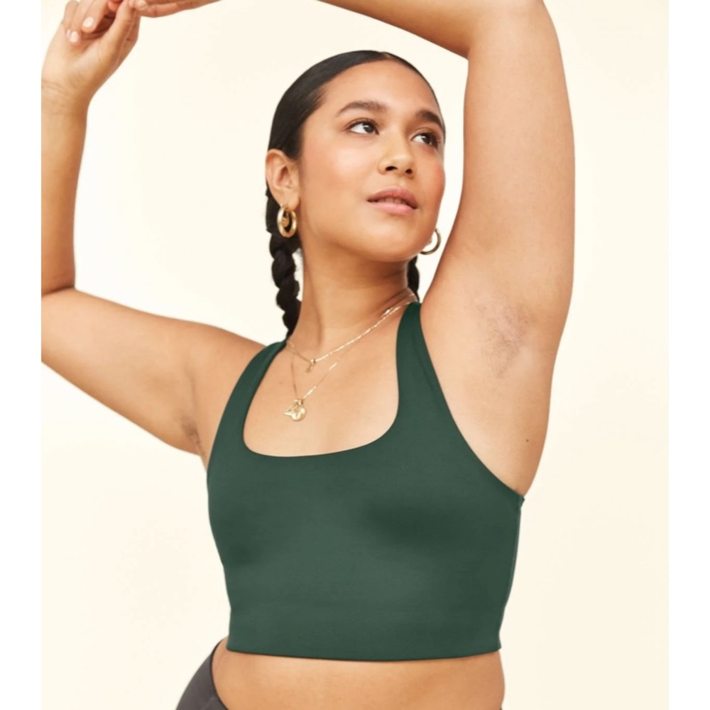 GIRLFRIEND COLLECTIVE Paloma Bra Green